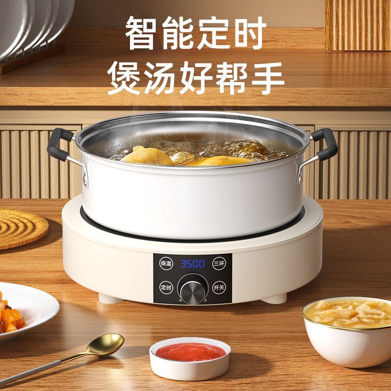 Induction Cooktop Portable - 単一ゾーンのセラミック製調理台、ポータブル電気セラミックコンロ、タッチコントロール式IHクッキングヒーター、IH調理器