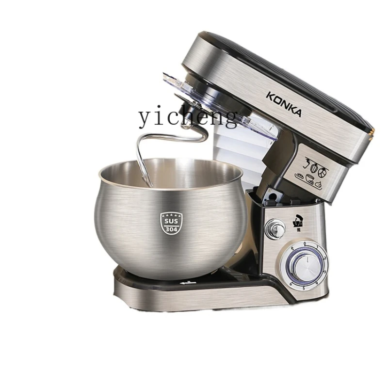 Stand Mixer - 多機能スタンドミキサー、家庭用、ステンレス製、業務用、小型、自動粉類混合機、c28