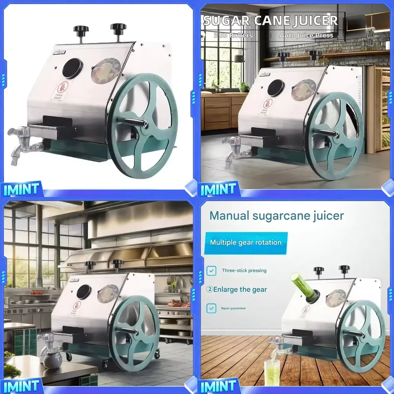 Juicer - 手動式サトウキビジュース搾汁機、人気販売中！手動操作でサトウキビジュースを抽出！