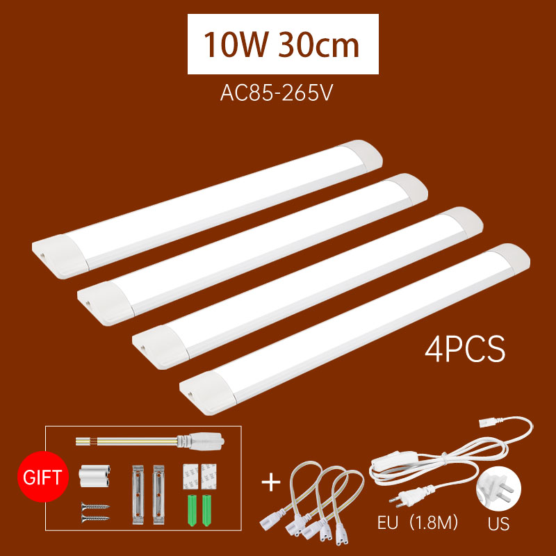 Kitchen Appliances Cabinet - LEDライトキャビネット、1.8Mスイッチ付き、0.3M/0.5Mキッチンチューブランプ、10W/20W超明るい、家庭用寝室照明、キッチンキャビネット下照明