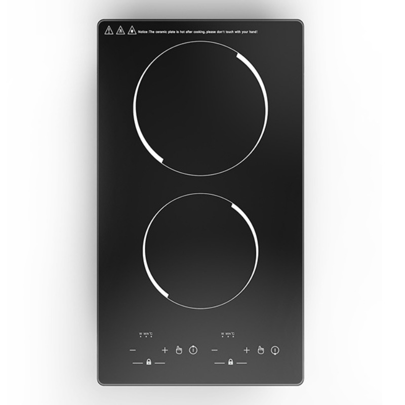 業務用12インチ誘導調理器 2口 3400W ビルトインダブ - Induction Cooker のレビューと価格