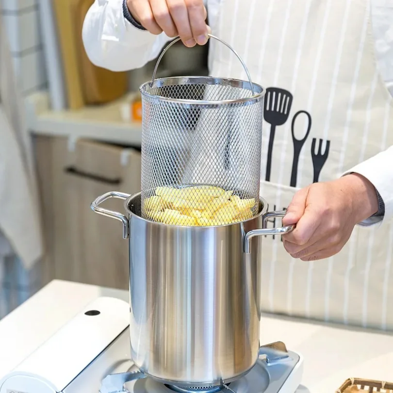厚手のスチール製アスパラガス調理鍋、メッシュバスケット付き、 - Rice Cooker のレビューと価格