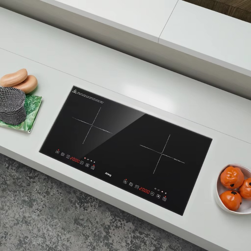 4400W インダクションコンロ 2口タッチスイッチ式電気ビ - Induction Cooker のレビューと価格
