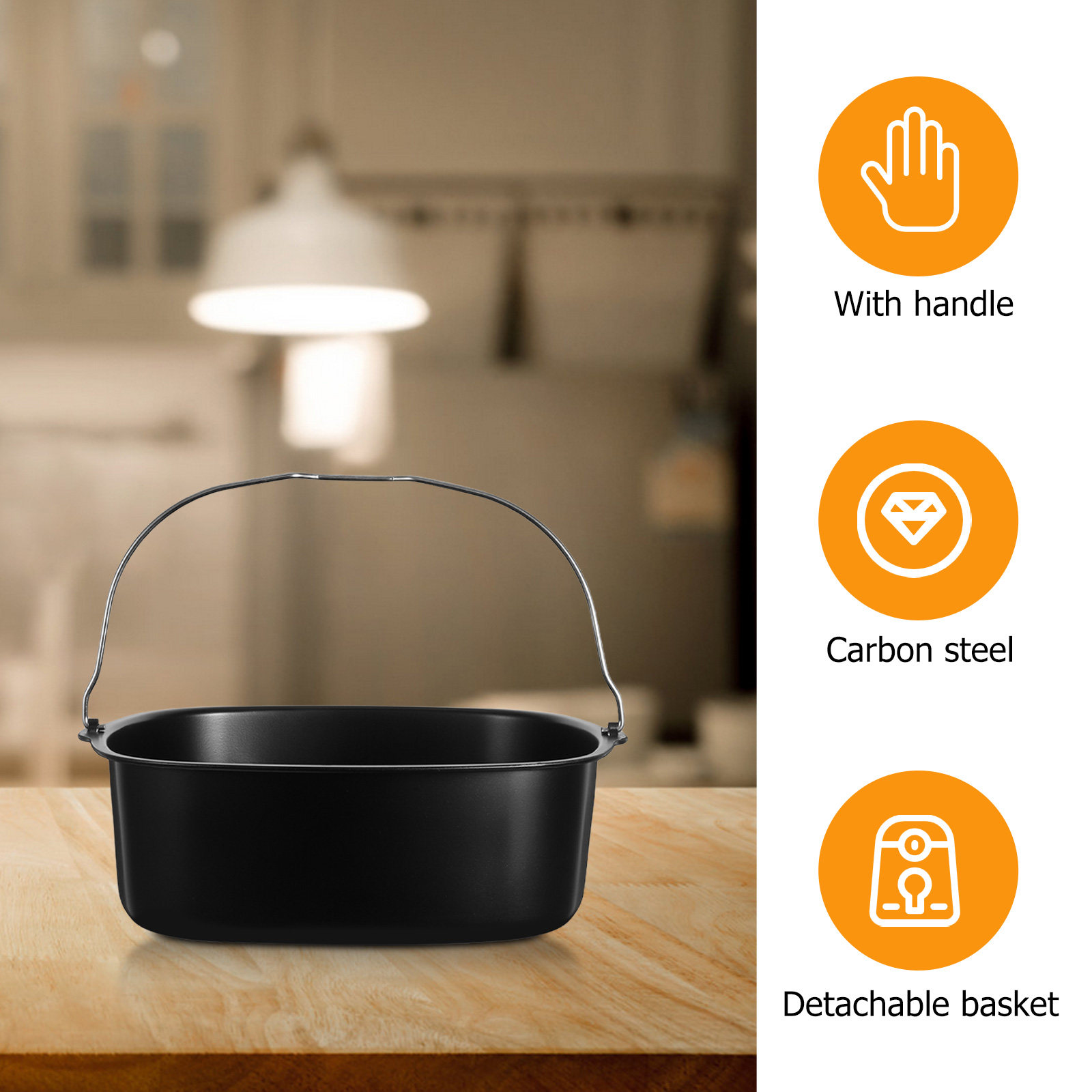 ケーキ用オーブンバスケット、エアフライヤー用バスケット、炭素 - Air Fryer のレビューと価格
