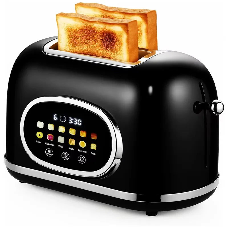 スマートタッチスクリーン2枚焼きトースター レトロステンレス - Toaster のレビューと価格
